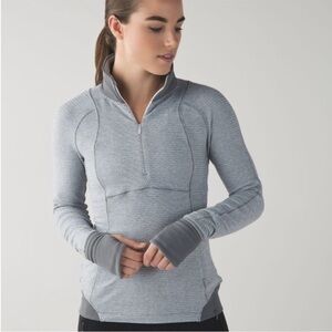 Lululemon runderful half zip pull over top